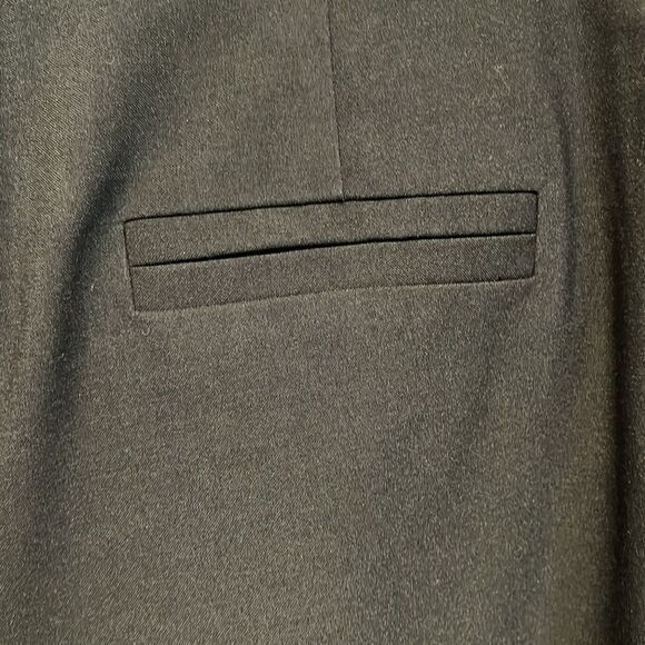 Frank and Oak “Jane” Black Straight Leg High Rise Pants Size 12 NWT - Picture 8 of 15